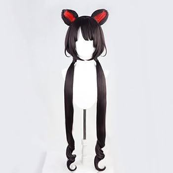 Amazon.co.jp: コスプレウィッグ 戌亥(いぬい)とこ 紫 棕 ミックス