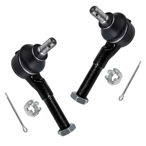 Image of Detroit Axle - 8pc Front End Kit for 1994-2000 Mitsubishi Montero, 1997-2004 Montero Sport, 2 Upper Control Arms w /Ball Joints 2 Lower Ball Joints 4 Inner Outer Tie Rods 1998 1999 Replacement