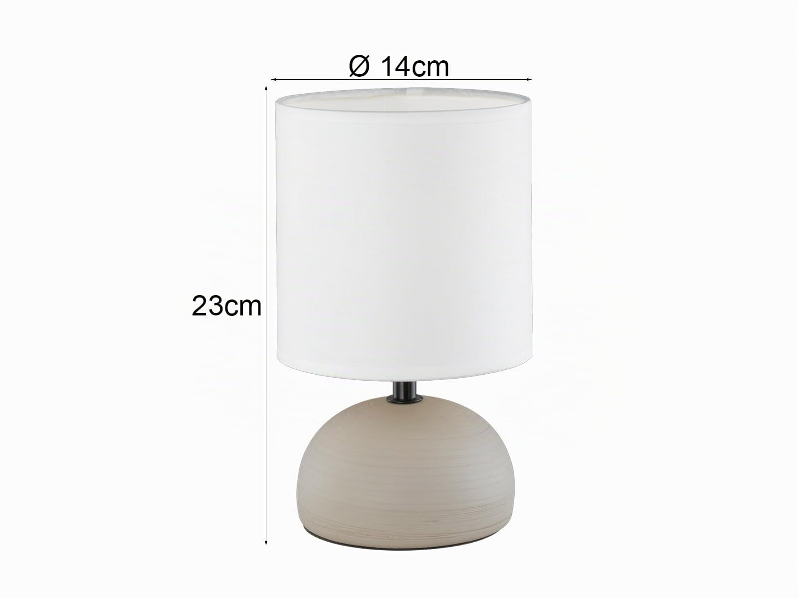 Reality Luci R50351025- Sobremesa, 40W, IP20, 370 lumens, E14, color capuchino