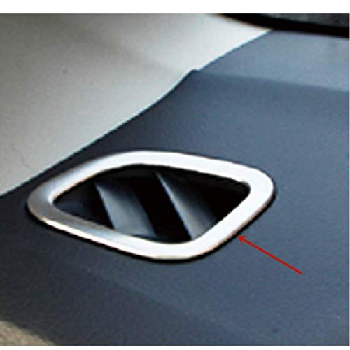 Huanlovely: for Suzuki Vitara 2016-2018 car Styling Garnish Frame lamp Trim ABS Chrome Front Air Conditioning Outlet Vent molding 2pcs