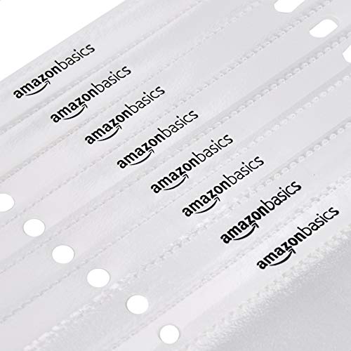 Amazon Basics Non-Glare Sheet Protector for Paper, Sturdy, with Pre-Punched Holes, Clear, 8.5 x 11 Inch, 500 Count