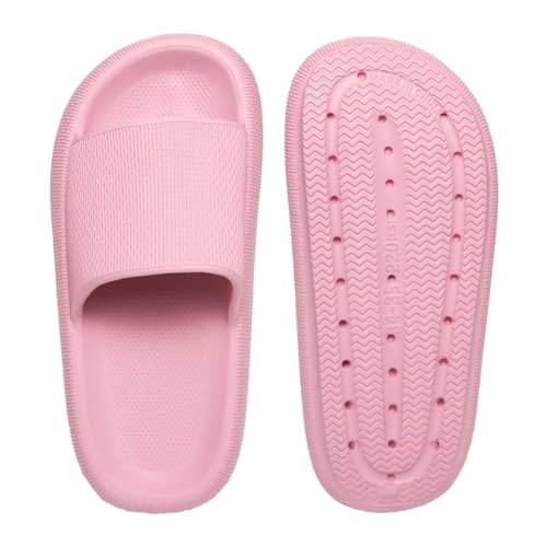 Pillow Slippers for Girls Boys, Kids House Slides Sandals Shower Bathroom Non-Slip Open Toe Quick Drying Soft Comfy Thick Sole Cushion Platform Shoes4