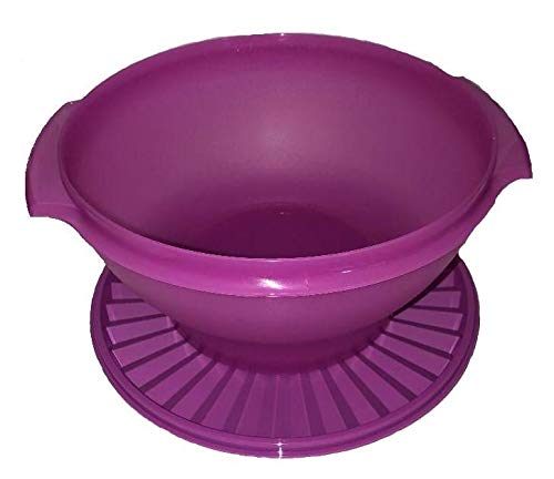 Servalier Salad Serving Bowl 17 Cups Round Light Purple