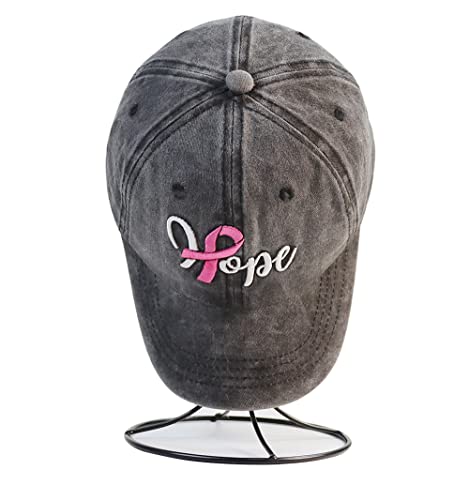 Gorro de algodón ajustable para mujer con lazo rosa miniatura 6