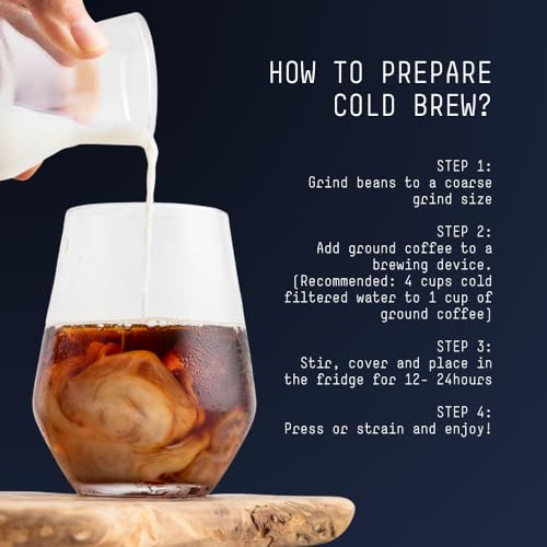 Stone Street Cold Brew Flavored Coffee, Natural Blueberry Flavor, Low Acid, 100% Colombian, Gourmet Coffee, Coarse Ground thumb #3