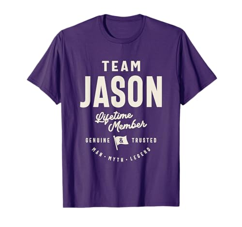 Team Jason Lifetime Member Jason Name T-Shirt