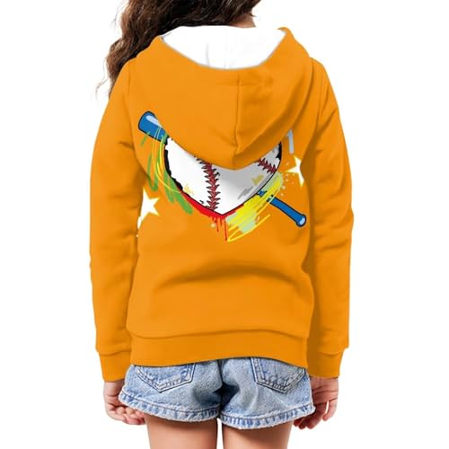 Image of Coloranimal Unisex Girls Boys Long Sleeve Casual Hoodies & Sweatshirts Tops Kids Zip Up Jacket Coat Age 6-16 Year