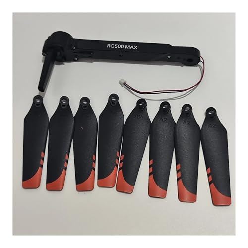 Hélices de drone pliables RG500 MAX en plastique léger résistant x8