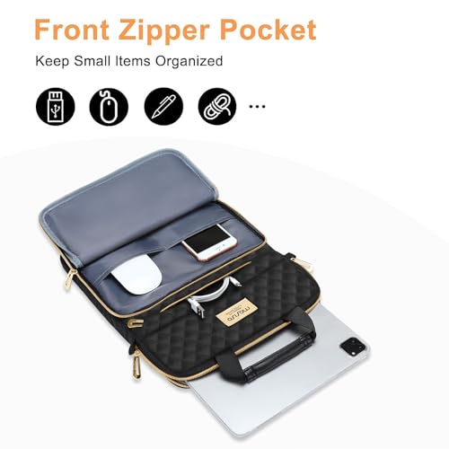 Mosiso MO-11-VETL-SQ-FDPKT-SHD-BK 9-11 Inch Tablet Sleeve thumb #1