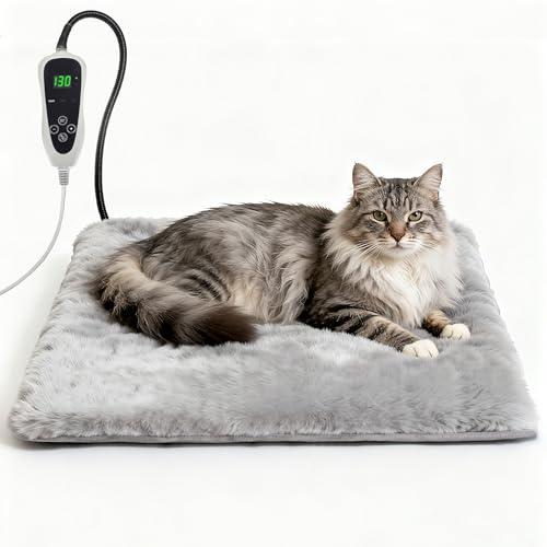 GOLOPET Cat Heating Pad 18x18 in with Smart Thermostat Switch