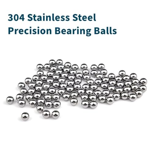 SYDARSYN 304 Edelstahl Kugeln Stahlkugeln Kugellager Metallkugeln 4.5mm (200 Stück)