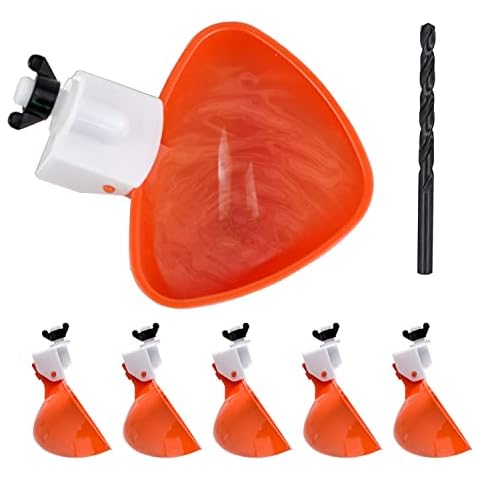 Chicken Water Cups Automatic Chicken Waterer Self-Filling Chicken Water Feeder for Poultry Duck Chick Watering Bowl Cover
