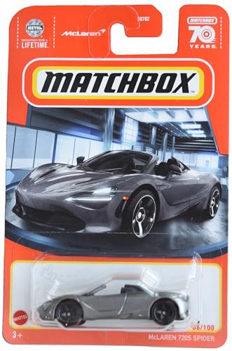 Matchbox McLaren 720s Spider escala 1:64 gris miniatura 1