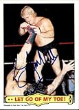 Greg Valentine Signed 1985 Topps WWF Card #22 WWE - Autographed Wrestling Cards