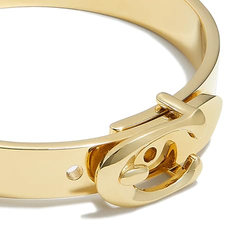 Coach Women's Signature C Buckle Bangle Bracelet3