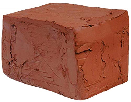 Self Hardening Modeling Clay Red | Dries Over Night | Toxic Free | Non-Fire Self Hardening Air Dry Clay (50 lb)
