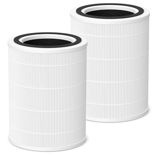 Image of HAP606 Replacement Filter Compatible with XenonLab VisionAir HAP606 Air Purifier, FreAire HAP606 & ECOSELF HAP609, 3-Stage HEPA Activated Carbon, HAP606 Air Filter for Home Room Smoke, Dust, Odors