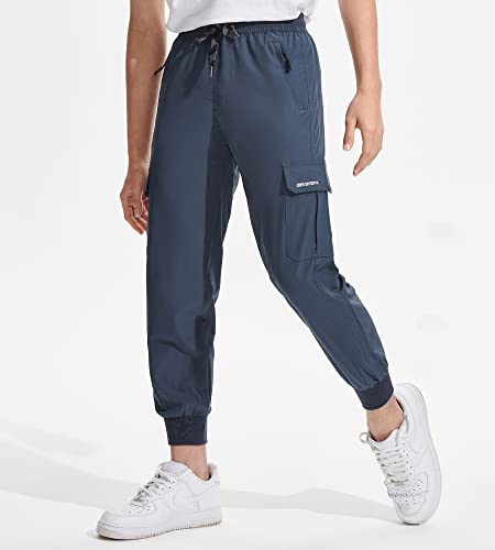 Devoropa Boys Joggers Lightweight Hiking Cargo Pants Water Resistant Upf 50+ Quick Dry Youth Kids Athletic Running Pants Gray M #TOP3