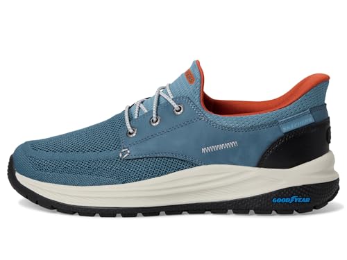 Image of Skechers Men's Meroe Alden Loafer | Casual, Slip-ins, Relaxed Fit, Air-Cooled Memory Foam, Goodyear Rubber
