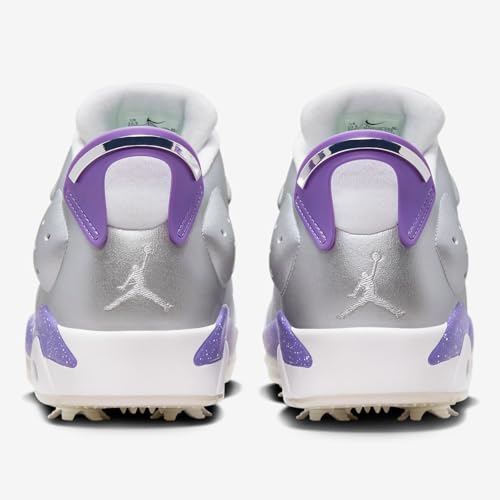 Air Jordan 12 Low (FD0205-055, Metallic Silver/Action Grape) Size 10.53