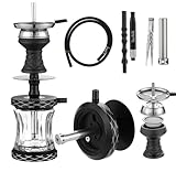 ✅Tauchrohr mit Diffusor: Ausgestattet mit einem hochwertigen Tauchrohr und integriertem Diffusor, sorgt die Shisha für eine ruhige und gleichmäßige Rauchentwicklung.