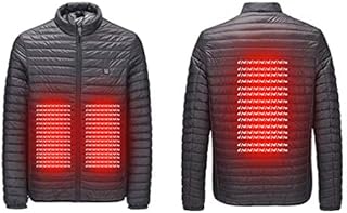 Fossean Mens Thermal Vests Power Bank for Heated Gilet Men's Coats Mens Waterproof Jacket And Trousers Set Body Warmer for Men Fluffy Hoodie Heated Blanket Double Bed