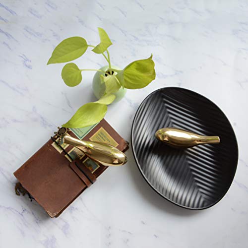 Ardax Copper Bird Figurines Home Decor Animal Sculptures And Statues Handmade Artware Gifts (Gold, Set Of 2) #TOP2