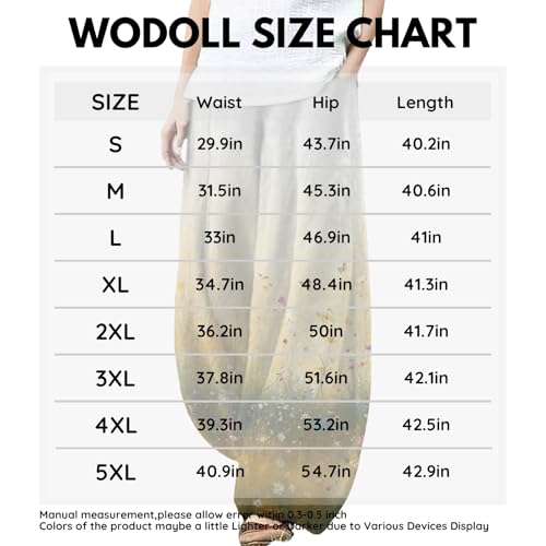 Cotton Linen Pants for Women Japanese Lantern Wide Leg Pants 2025 Casual Boho Waist Elastic Vacation Trouser3