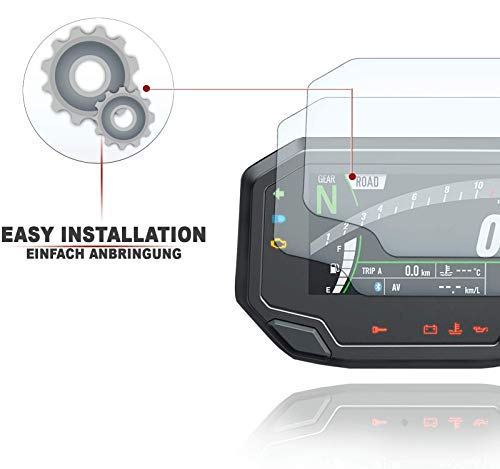 2 pellicole protettive per tachimetro della moto