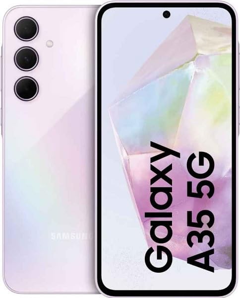 Samsung Galaxy A35 5G + 4G LTE (256GB + 8GB) (Tmobile Mint Tello & Global) Unlocked Latin America Warranty SM-A356E/DS 6.6" 120Hz 50MP Triple + (25W Wall Dual Charger) (Awesome Navy Latin Bands)