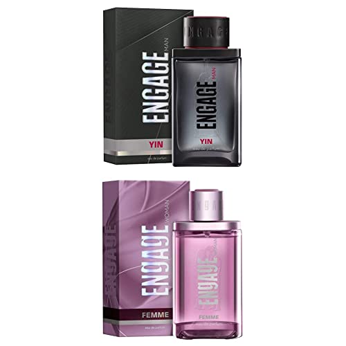 Image of Engage Yin Eau De Parfum, Perfume for Men, 90ml And Engage Femme Eau De Parfum, Perfume for Women, 90ml