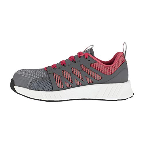 Image of Reebok Womens Rb314 Womens Fusion Flexweave Work Safety Toe Athletic Work Shoe Heritage Teal