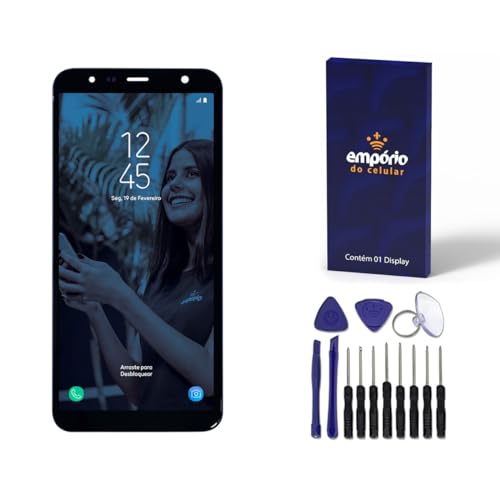 Tela Frontal Lcd Compatível J4 Core J6 Plus Empório