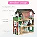 Delta Children South Beach Dollhouse - 3-Story Dollhouse with 4 Rooms - Includes 16 Accessories - Fits 5-inch Dolls - Pretend Play Dream Gift for Ages 3+