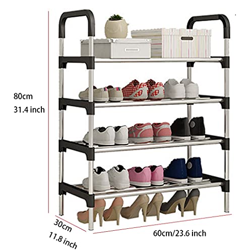 Étagère à chaussures peu encombrante et robuste à 4 niveaux - 3