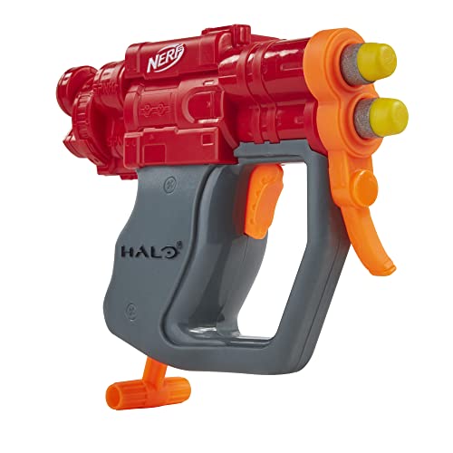 Nerf Microshots Halo Spnkr - Mini Dart-Firing Blaster And 2 Darts - Collectible Blaster For Halo Video Game Fans Battlers #TOP1