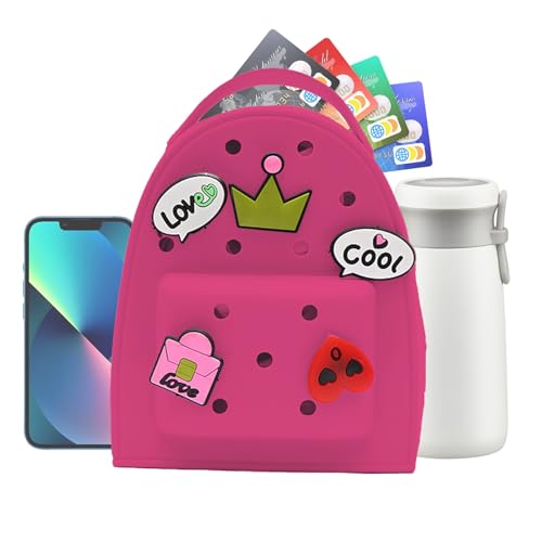 Mochila de silicona para mujer y niñas bolso ligero de diseño suave