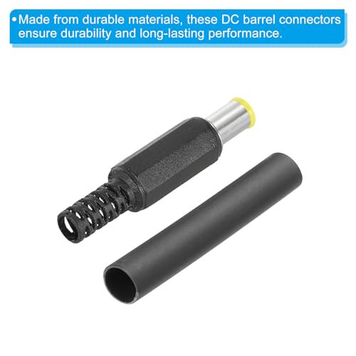 PATIKIL Conector DC Macho 6.0x4.4mm Pack 20 miniatura 4