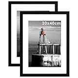 Montage mural : ces cadres noirs de 76,2 x 101,6 cm disposent de 2 crochets de suspension au panneau arrière, vous pouvez les mettre au mur et ils seront présentés en format paysage ou portrait