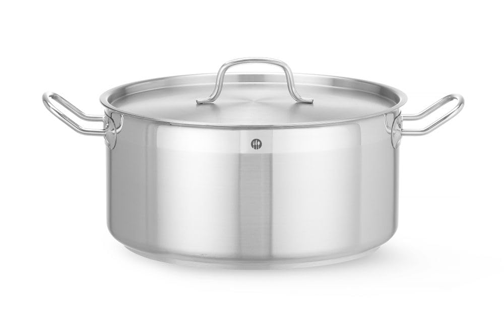 HENDI Garnek niski z pokrywką Profi Line, poj.12 l, fi.320x(H)150 mm