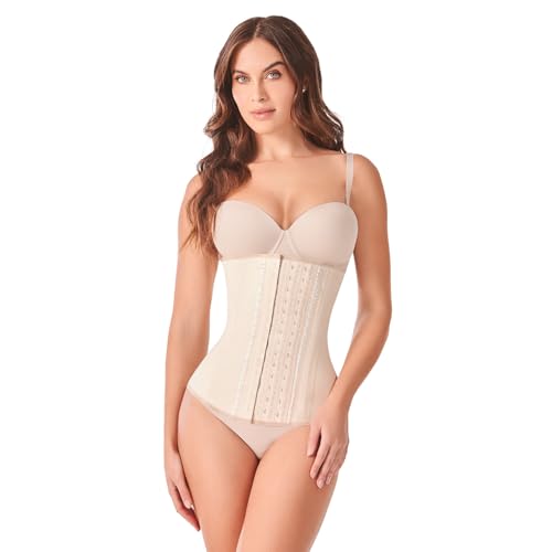 Image of Ann Chery 2021 Latex Waist Trainer for Women |3 Hook Body Shaper|High Compression Colombian Waist Cincher |Daily & Sports Use