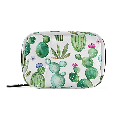Ripeau Cactus Succulent Floral Pill Case Bag Pill Organizer Box with Zipper Portable Vitamin Fish Oil Medicine Case for Hotel Business Camping Sport Travel Weekly, Cactus Green Ripeau Cactus Succulent Floral Pill Case Bag Pill Organizer Box with Zipper Portable Vitamin Fish Oil Medicine Case for Hotel Business Camping Sport Travel Weekly, Cactus Green