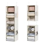 StorageWorks Hanging Closet Organizer, 6-Shelf with 2-in-1 Design