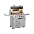 Blaze 34-inch Professional Grill with Rear Infrared Burner (BLZ-3PRO-LP-BLZ-3PRO-CART), Propane Gas