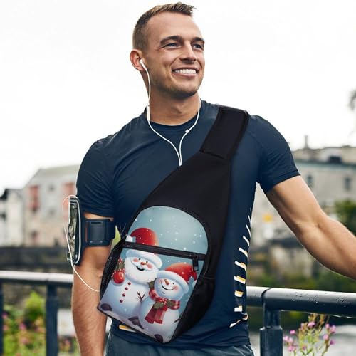 Bolso bandolera casual para senderismo y viaje unisex miniatura 3