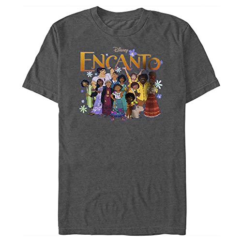 T-shirt Disney Encanto imprimé multicolore en coton mélangé doux pour l'été