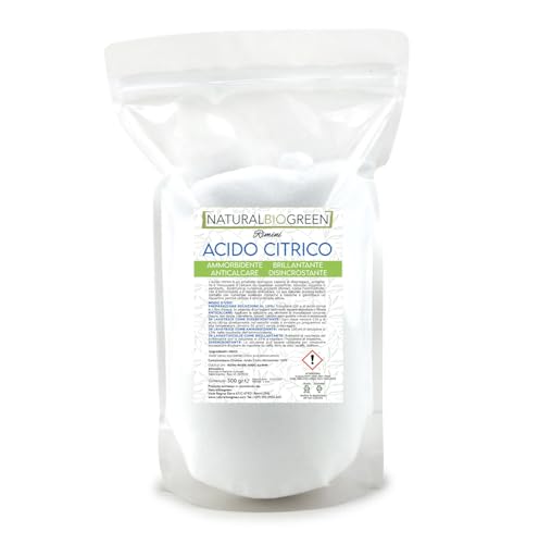Naturalbiogreen Ácido cítrico en bolsa de 500 g