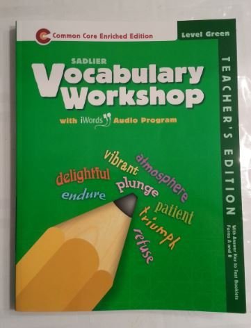 Sadlier Vocabulary Workshop Level Green Enriched Edition with iWords Audio Program (Teacher's Annotated Edition) by Jerry Johns (2011-05-03)