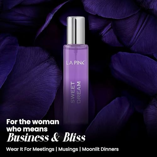 Image of LA PINK Sweet Dream EDP Perfume for Woman & Man | Vanilla, White Floral & Citrus Notes | Long Lasting Unisex Luxury Fragrance for Men & Women | 25ml