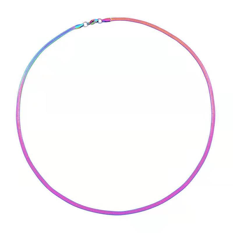 El Regalo Stainless Steel Rainbow Snake Cuba Link Chain Necklace for Men Women Girls Boys- Anti Tarnish 50Cms Snake Chain (B0CCF562ZX) Amazon Price History, Amazon Price Tracker